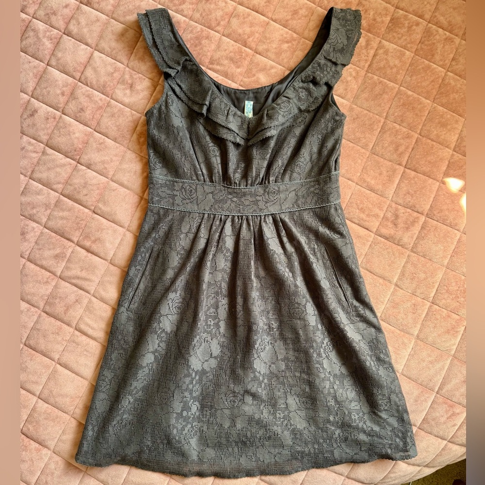 Maeve Floral Lace Mini Dress with pockets from Anthropologie